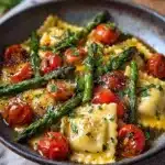 BEST RECIPE for Ravioli Primavera With Asparagus and Cherry Tomatoes