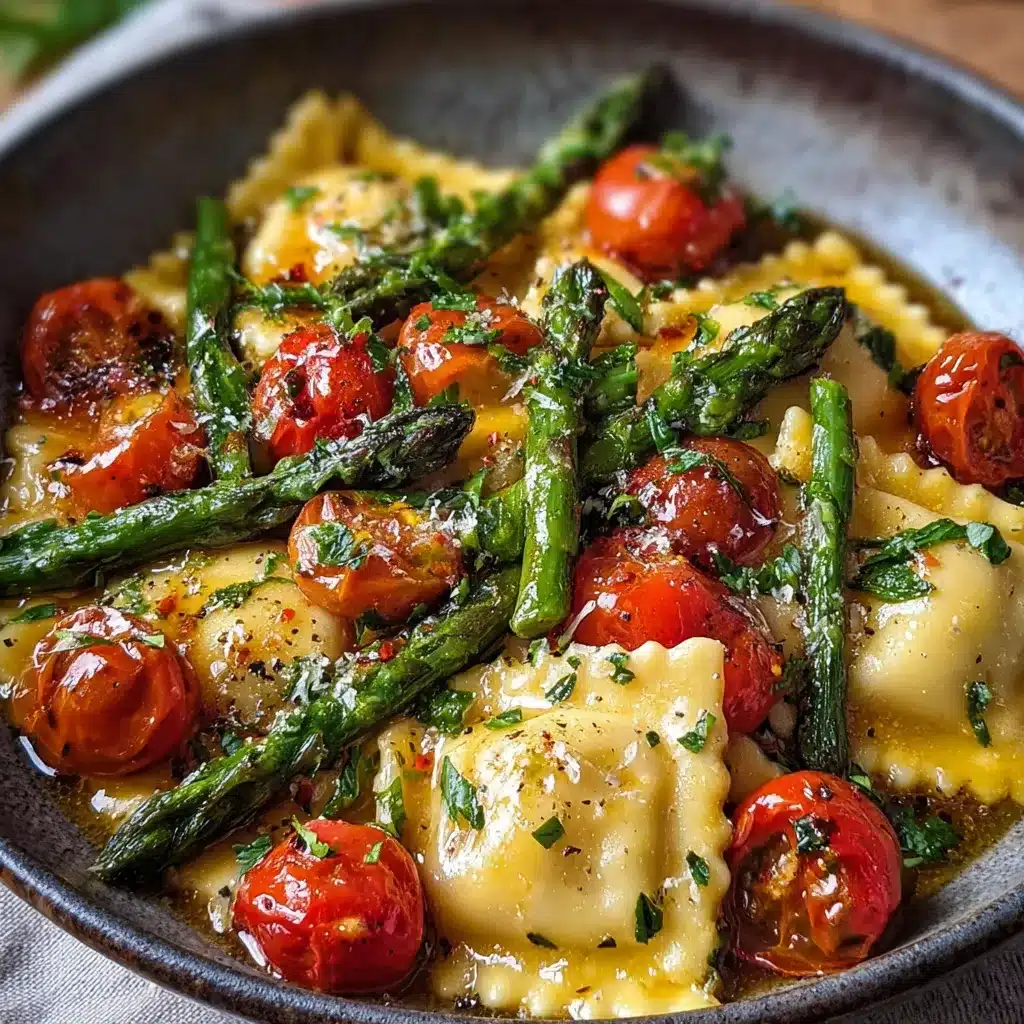 BEST RECIPE for Ravioli Primavera With Asparagus and Cherry Tomatoes