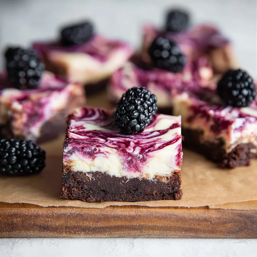 Blackberry Cheesecake Brownies upscaled 6852c79257610