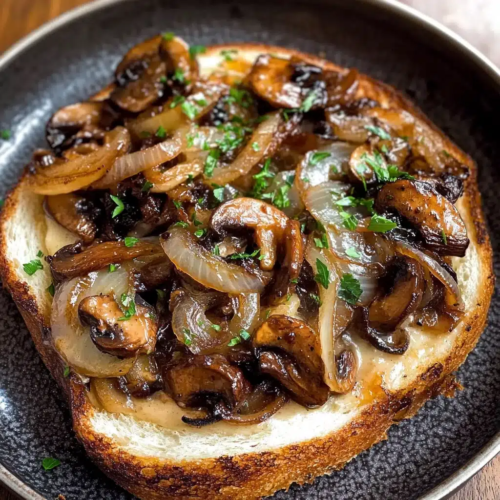 Caramelized Onion & Truffle Mushroom Melt – The Ultimate Gourmet Comfort Food
