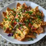 Crab Rangoon Wonton Nachos
