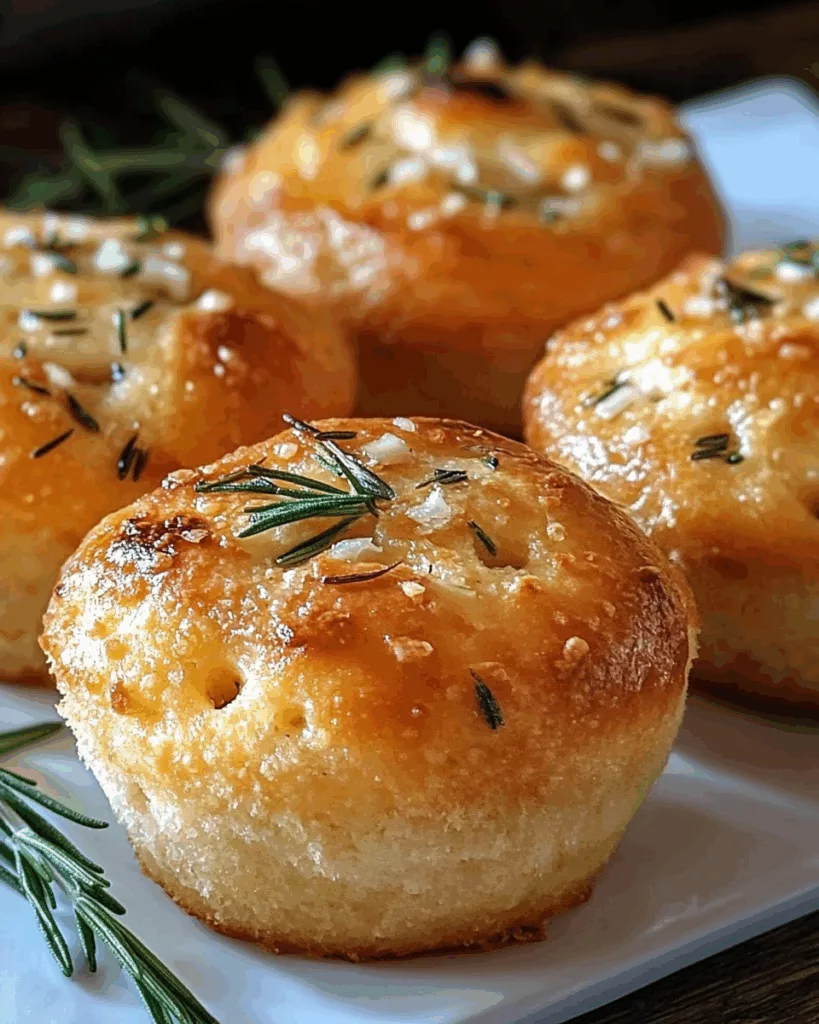 Flavorful Golden Crust Garlic Rosemary Focaccia Muffins You’ll Love Baking 1 Golden Crust Garlic Rosemary Focaccia Muffins 2