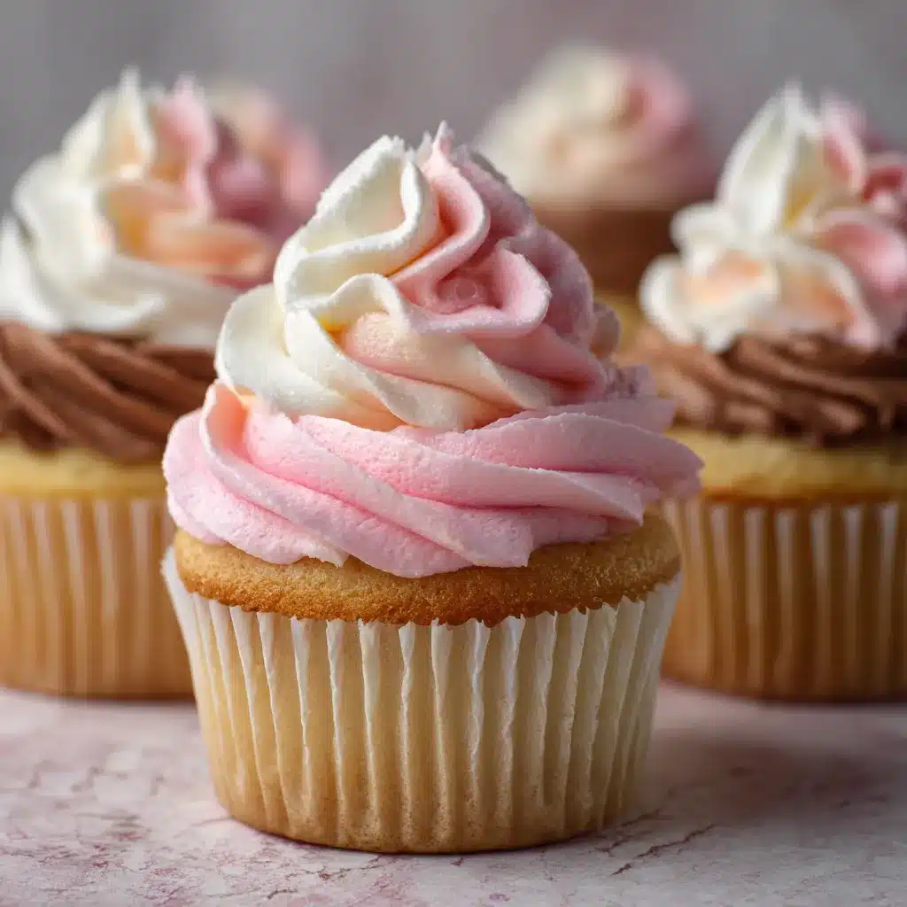 Heavenly Neapolitan Cream Cupcakes upscaled 68552a590fcb1