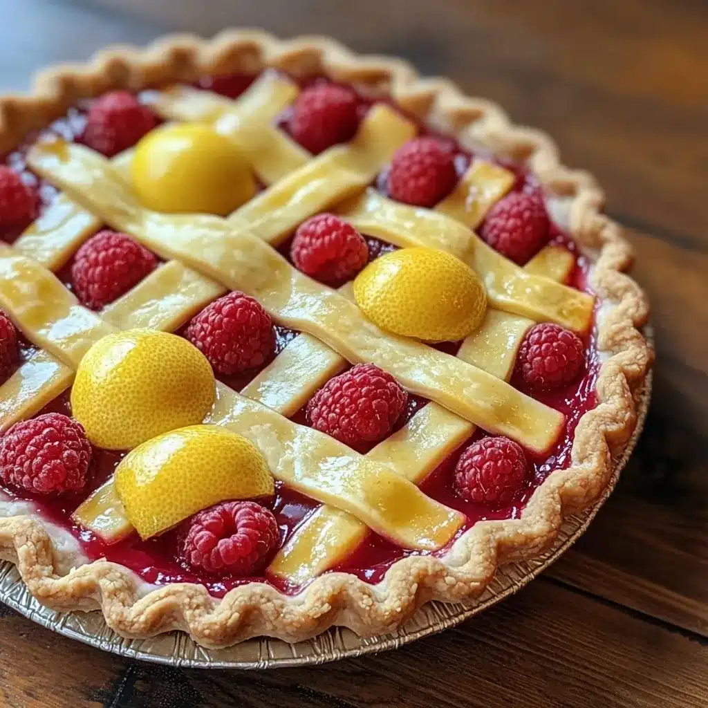 Delicious Lemon Raspberry Pie Recipe Easy Refreshing Treat