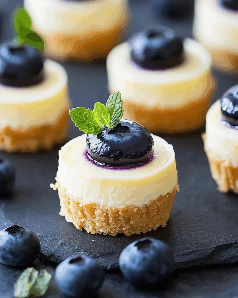 Delightful Mini Lemon Blueberry Cheesecakes Recipe to Brighten Your Day 2 Mini Lemon Blueberry Cheesecakes