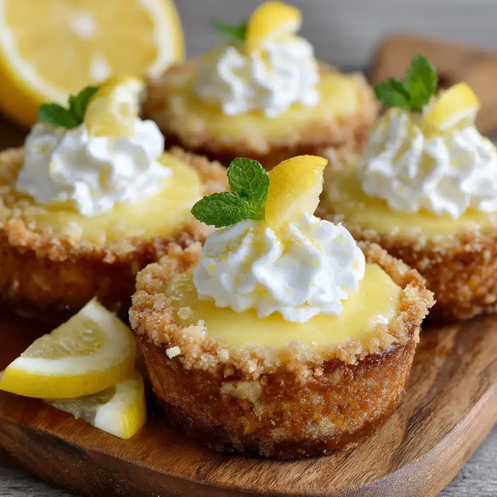 Irresistible Lemon Bar Cookie Cups Sweet Tangy Delight