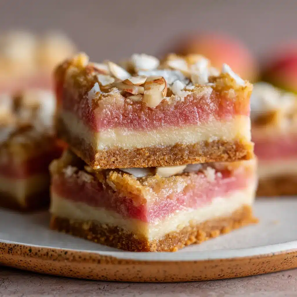 Irresistible Rhubarb Bars with Shortbread Crust Recipe