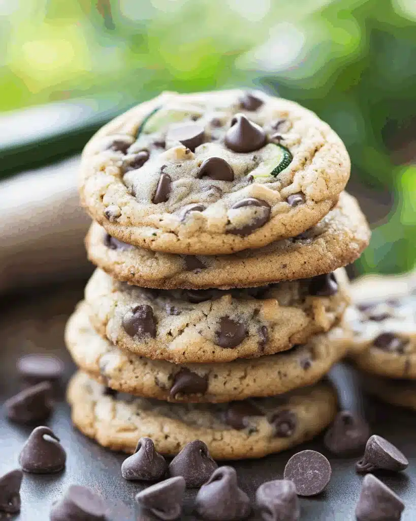 Zucchini Chocolate Chip Cookies