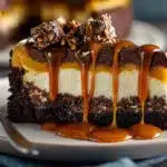Caramel Brownie Cheesecake