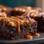 Caramel Swirl Brownies