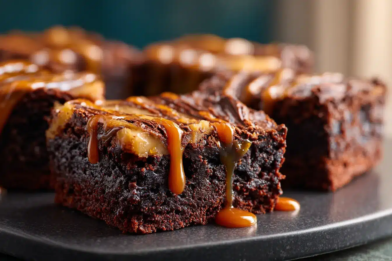 Irresistible Caramel Swirl Brownies Decadent Delight
