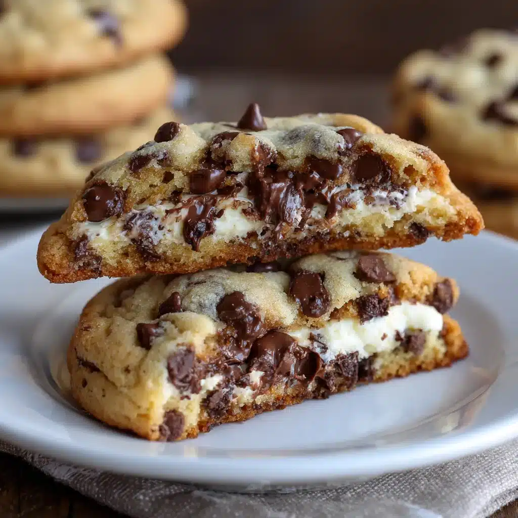 Irresistible CheesecakeStuffed Chocolate Chip Cookies Recipe