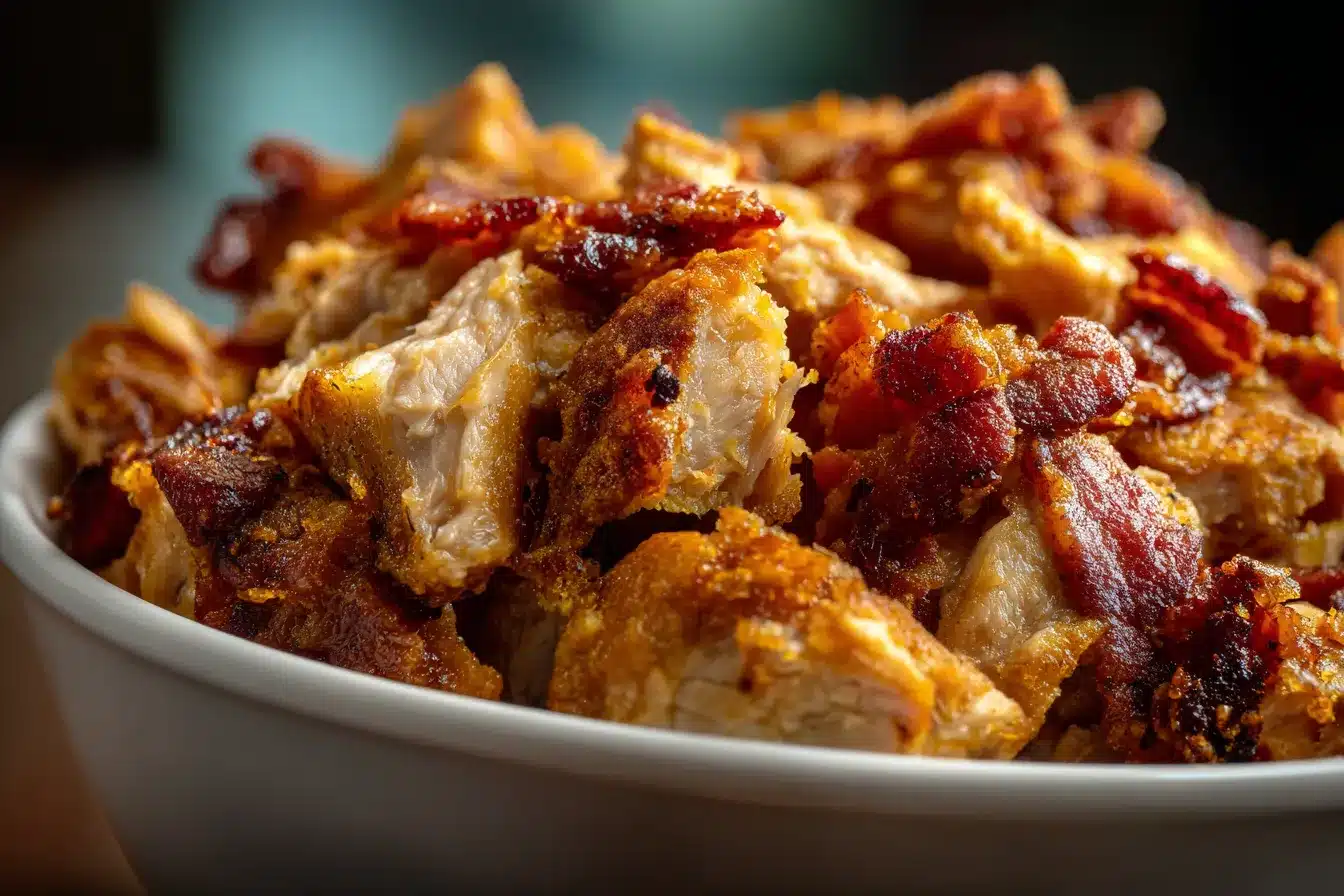 Savory Chopped Chicken Bacon Quick Delicious Meal Idea