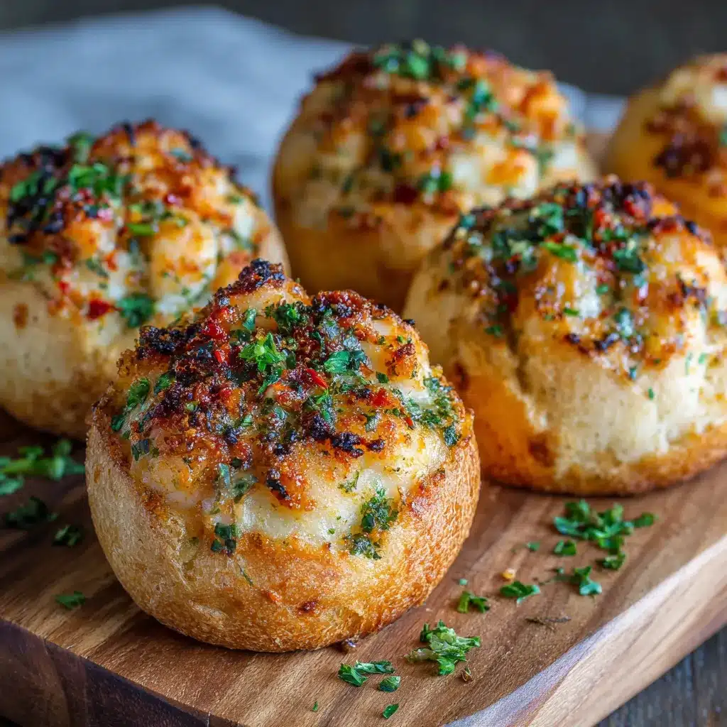 Crabby Shrimp Stuffed Garlic Bread upscaled 6870ea0646778