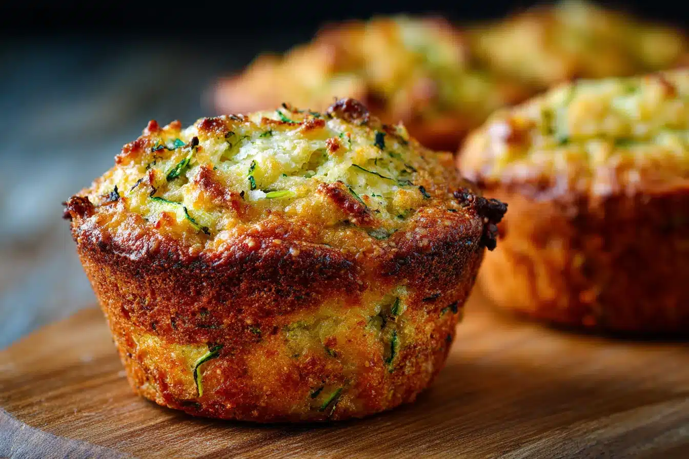 Crispy Parmesan Zucchini Potato Muffins Irresistibly Delicious