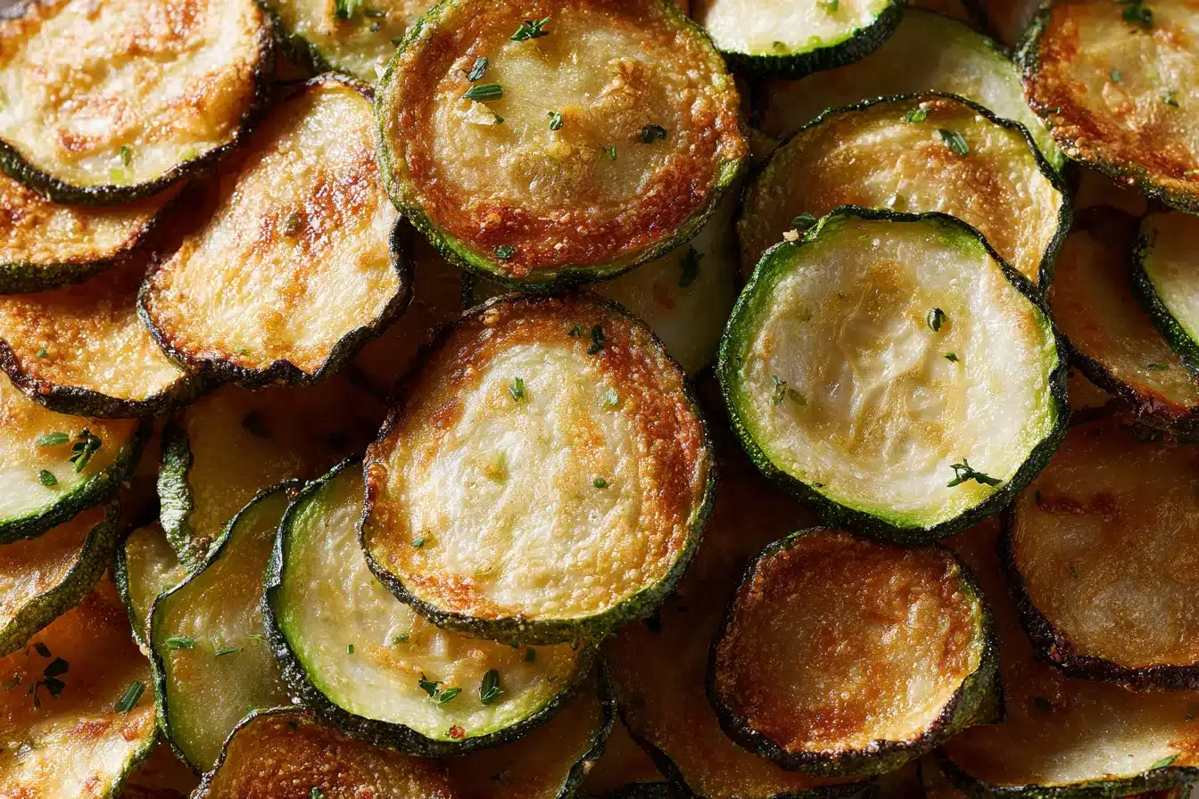 Crispy Air Fryer Zucchini Chips Easy Delicious Recipe