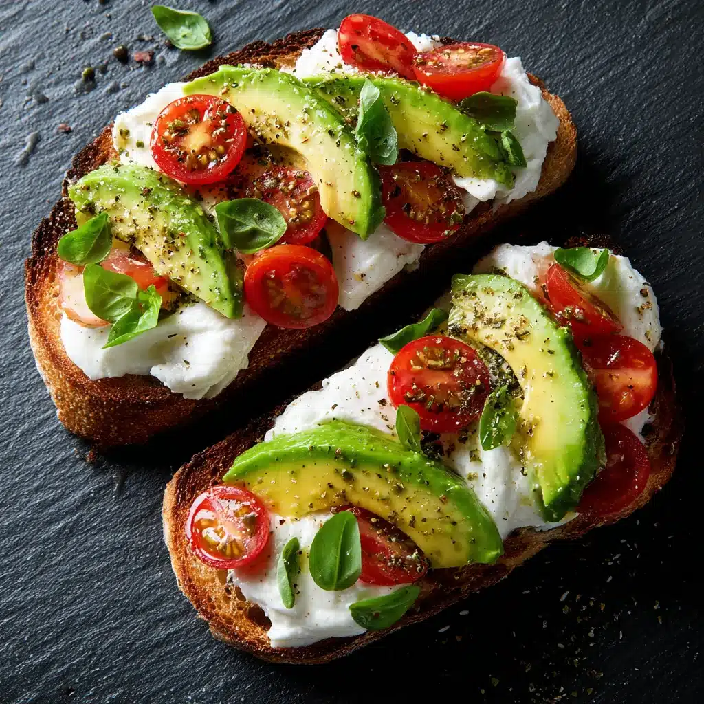 Frische Avocado Burrata Bruschetta upscaled 6867c460c6aaf