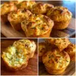 Golden Crust Garlic Rosemary Focaccia Muffins