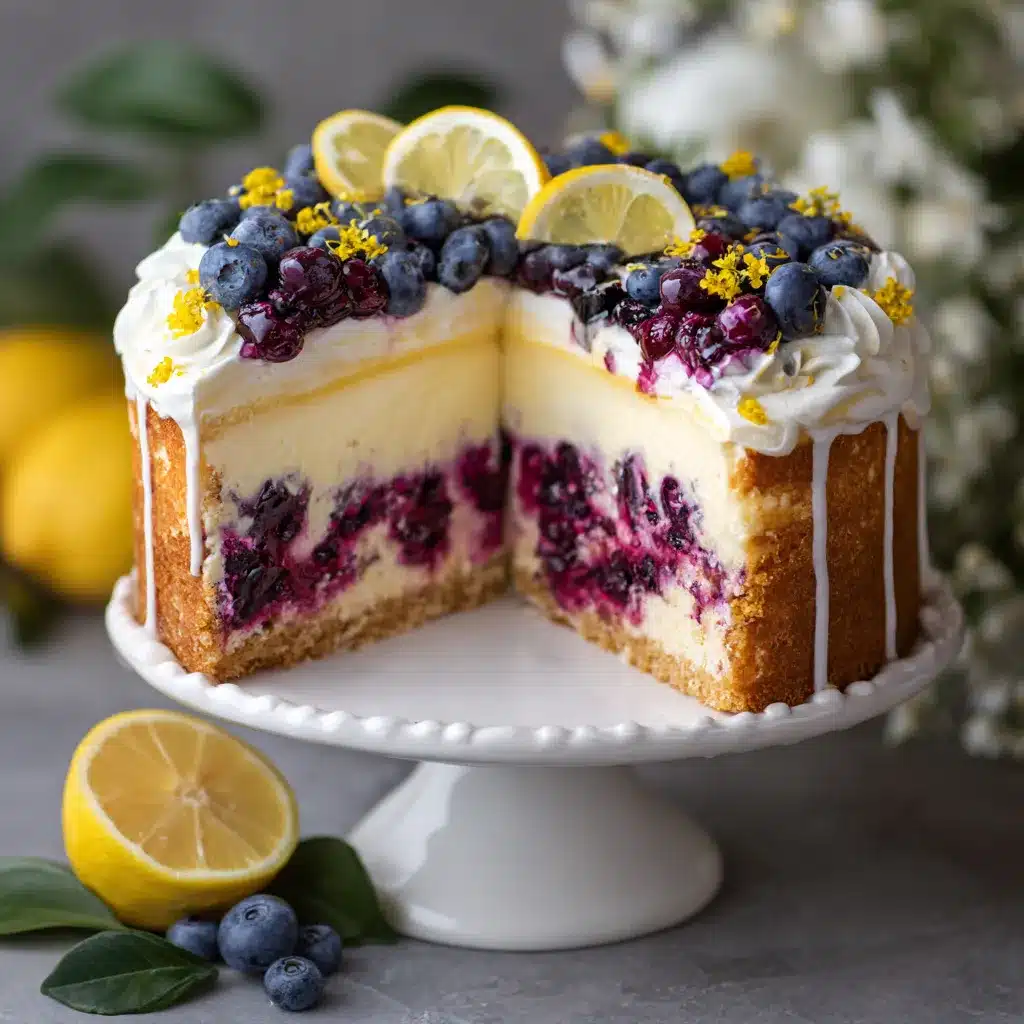 Lemon Blueberry Cheesecake Cake upscaled 686e5be14bfbe