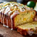 Lemon Cream Cheese Bread with Citrus Glaze