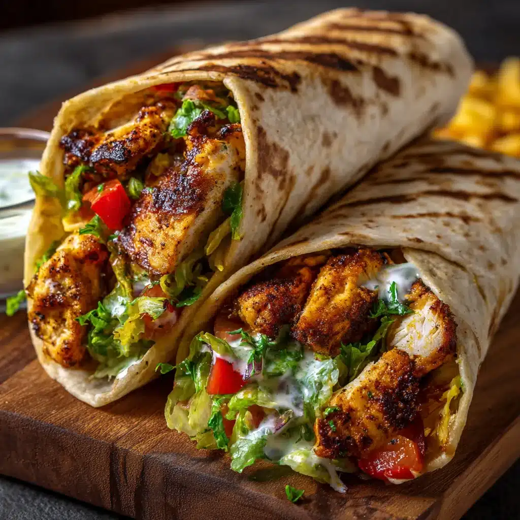 Middle Eastern Chicken Wraps upscaled 686b0eb8bb947
