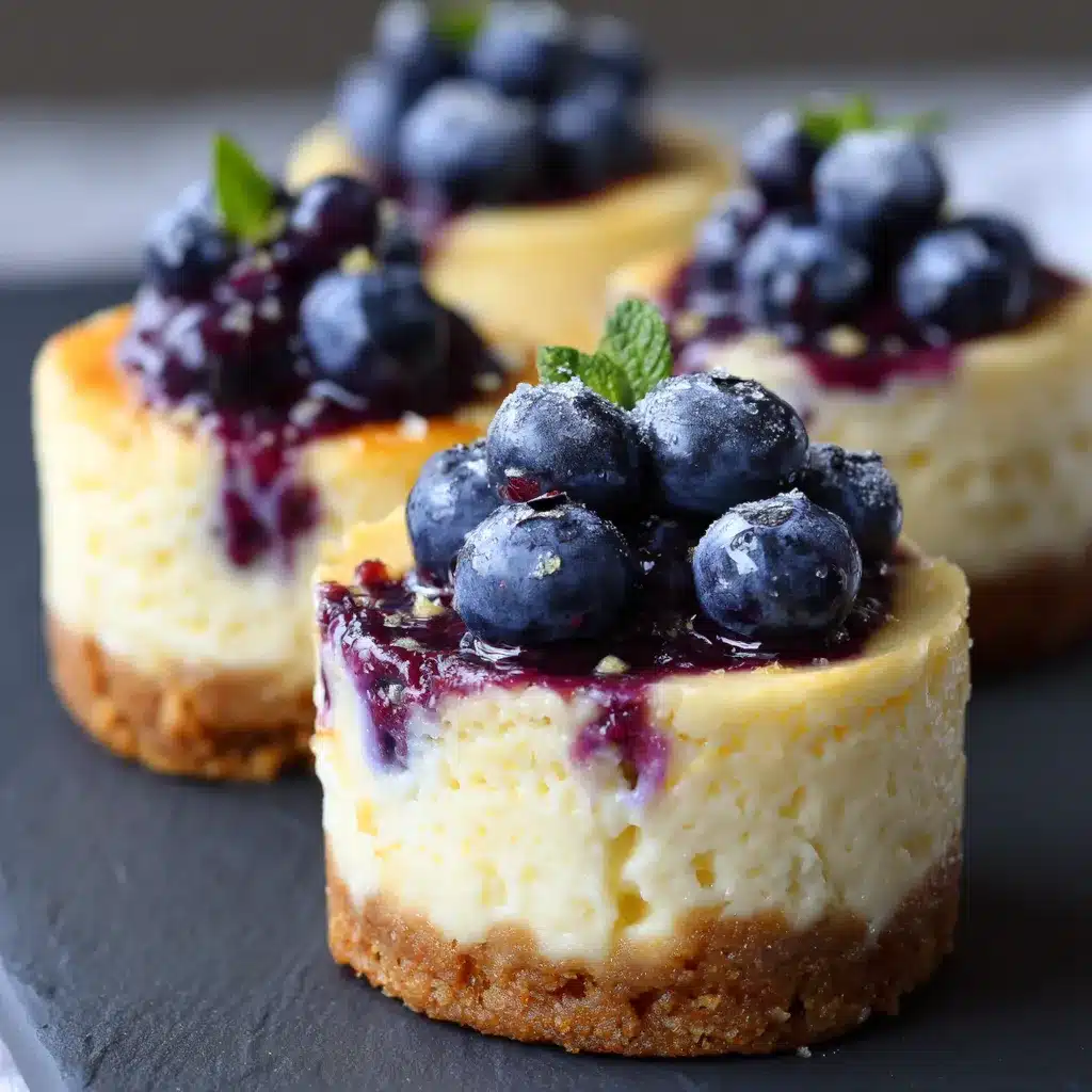 Mini Lemon Blueberry Cheesecakes upscaled 686558b23b41f