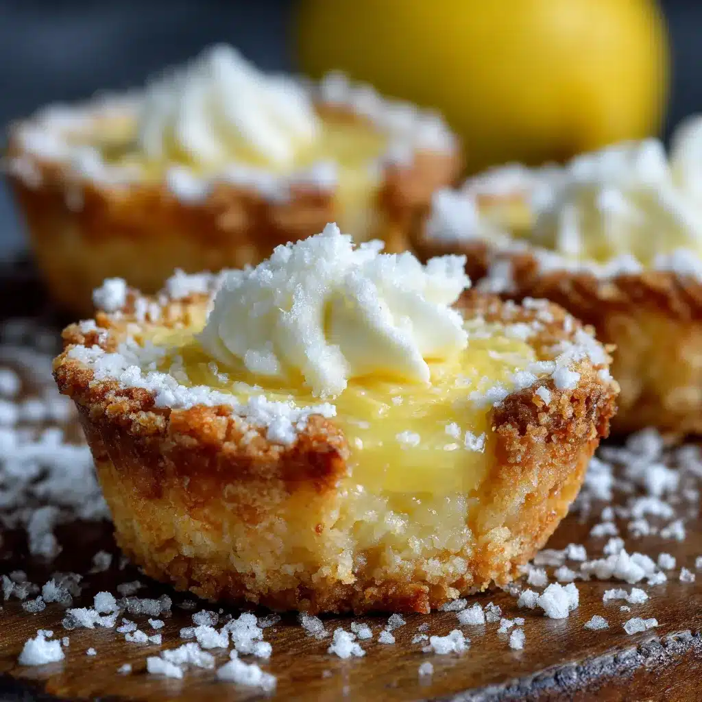 Irresistible Lemon Bar Cookie Cups Sweet Tangy Delight