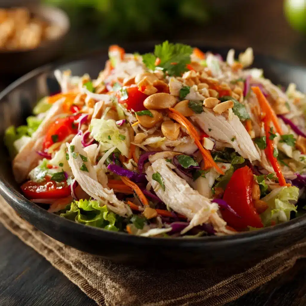 Zesty Thai Chicken Salad Refreshing Flavorful Delight