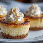 Vanilla Bean Crème Brûlée Cheesecake Cupcakes