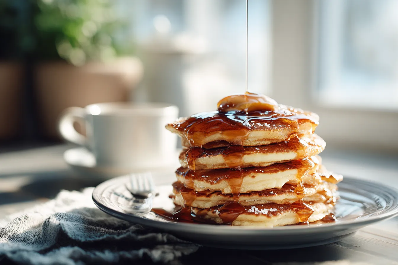 Irresistible Vanilla Cinnamon Buttermilk Pancakes Recipe