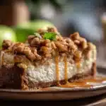 Apple Crisp Cheesecake