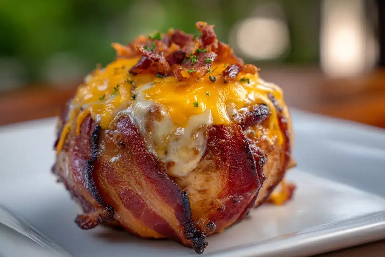 Sizzling BBQ Bacon Cheddar Bomb Irresistible Flavor Explosion