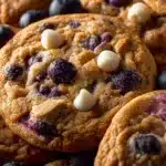 Bakery-Style Blueberry White Chocolate Chip Cookies