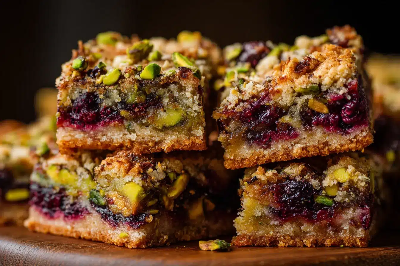 Blackberry Pistachio Dream Bars upscaled 6892aa3ede4c3