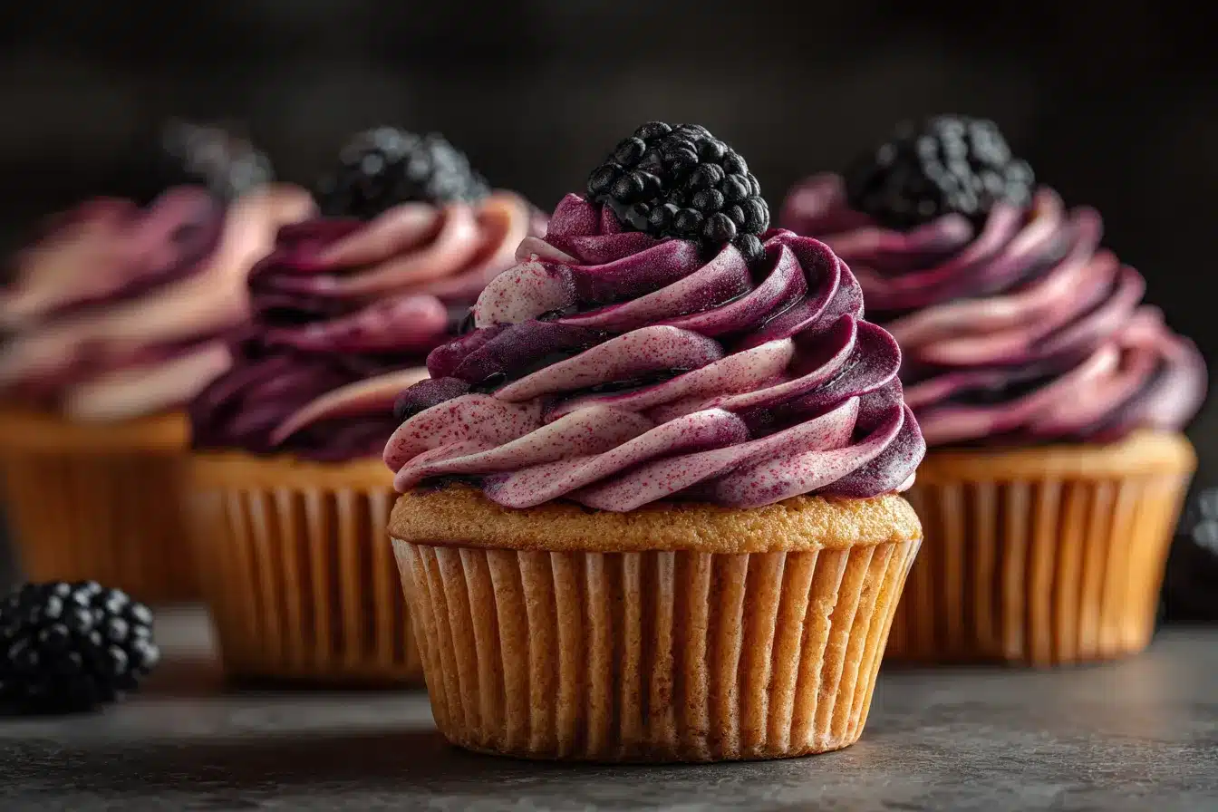 Blackberry Swirl Cupcakes upscaled 689819f6a770c
