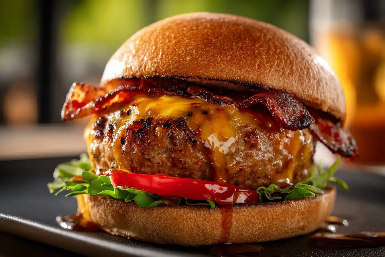 Ultimate Bourbon BBQ Bacon Cheeseburger Meatball Recipe