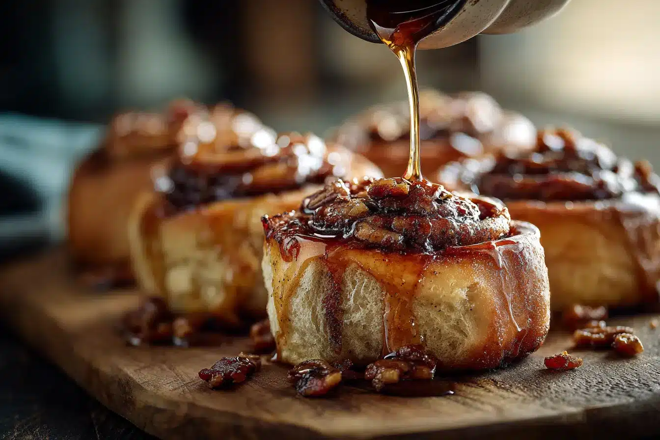 Irresistible Bourbon Maple Bacon Cinnamon Rolls Recipe