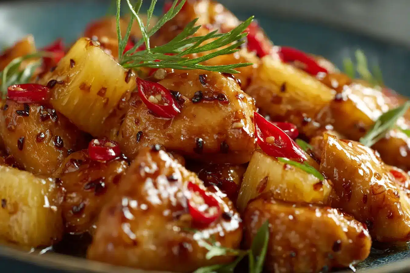 Brown Sugar Pineapple Chicken upscaled 6890859261c84