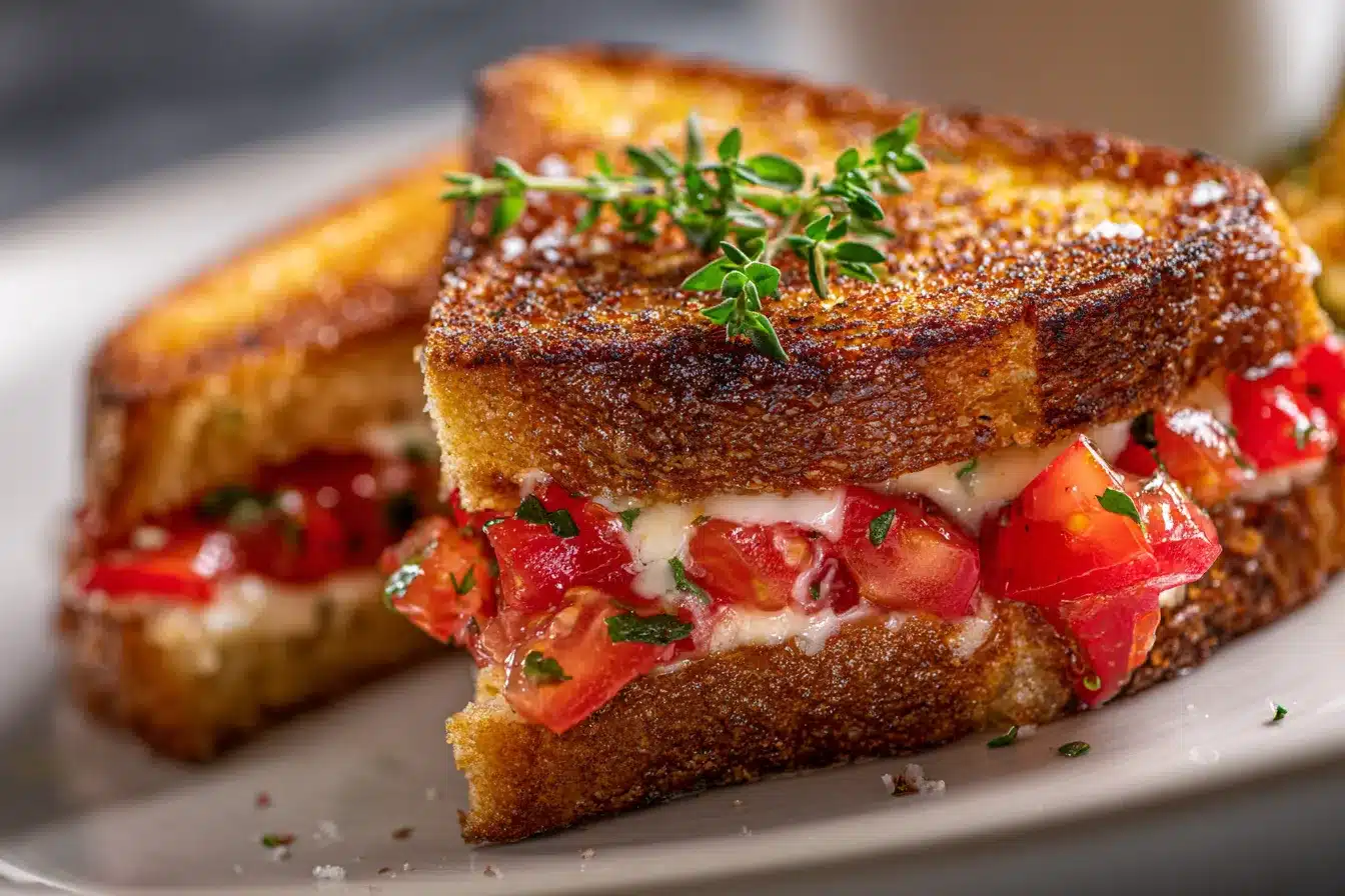 Irresistible Bruschetta Grilled Cheese A Flavorful Twist