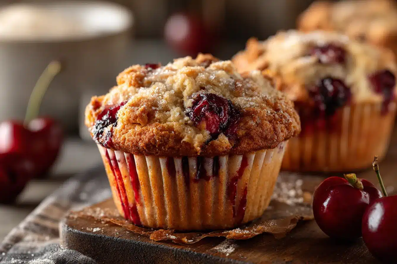 Irresistible Cherry Cobbler Muffins Sweet Savory Easy