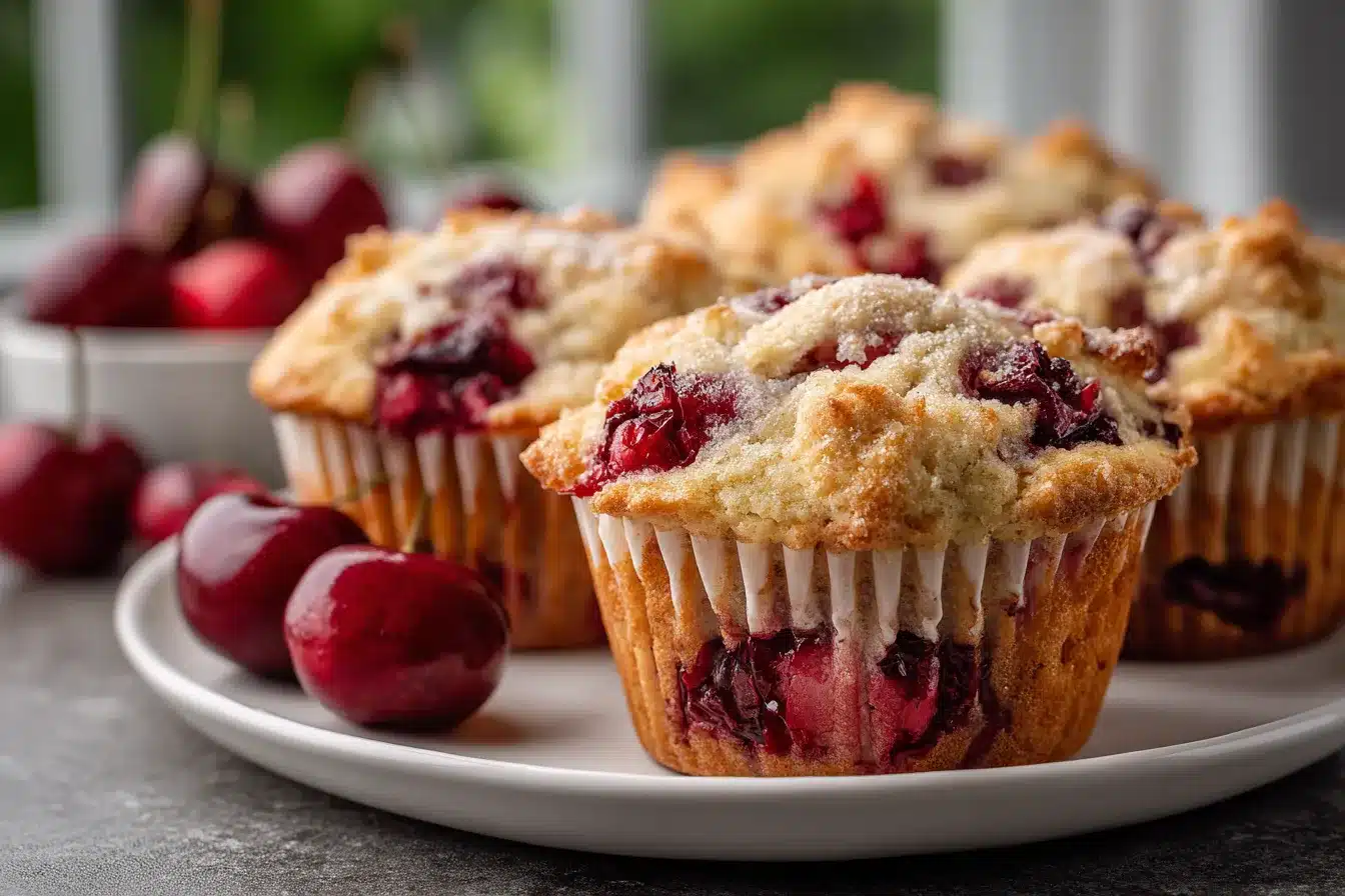 Cherry Cobbler Muffins upscaled 689e506e40576