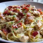 🍗 Chicken Bacon Ranch Pasta 🥓