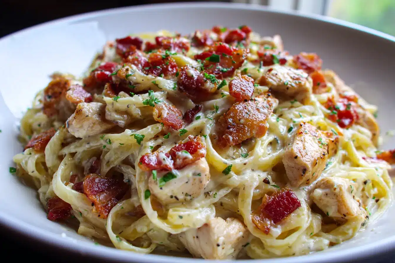 Irresistible Chicken Bacon Ranch Pasta Recipe Easy Delicious
