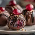 Chocolate Cherry Cheesecake Truffles Recipe | Easy Dessert Ideas