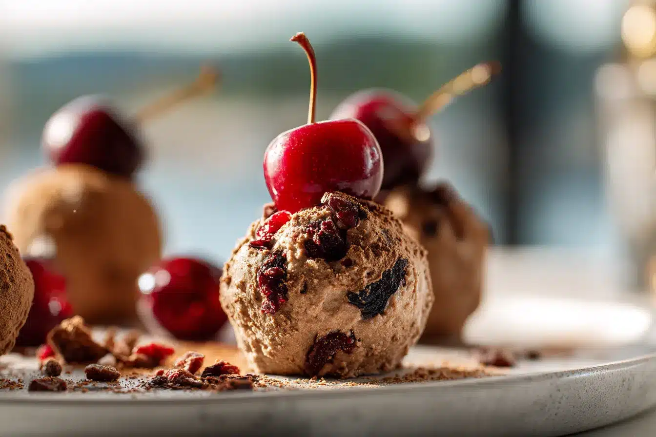 Chocolate Cherry Cheesecake Truffles upscaled 6890329a30545