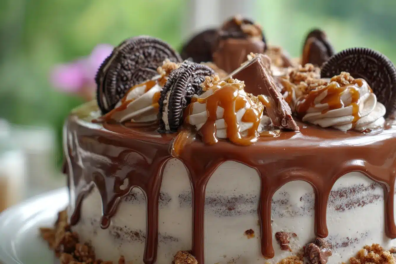 Chocolate Oreo Caramel Drip upscaled 689c8d435ba74