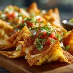 Crab Rangoon Wonton Nachos