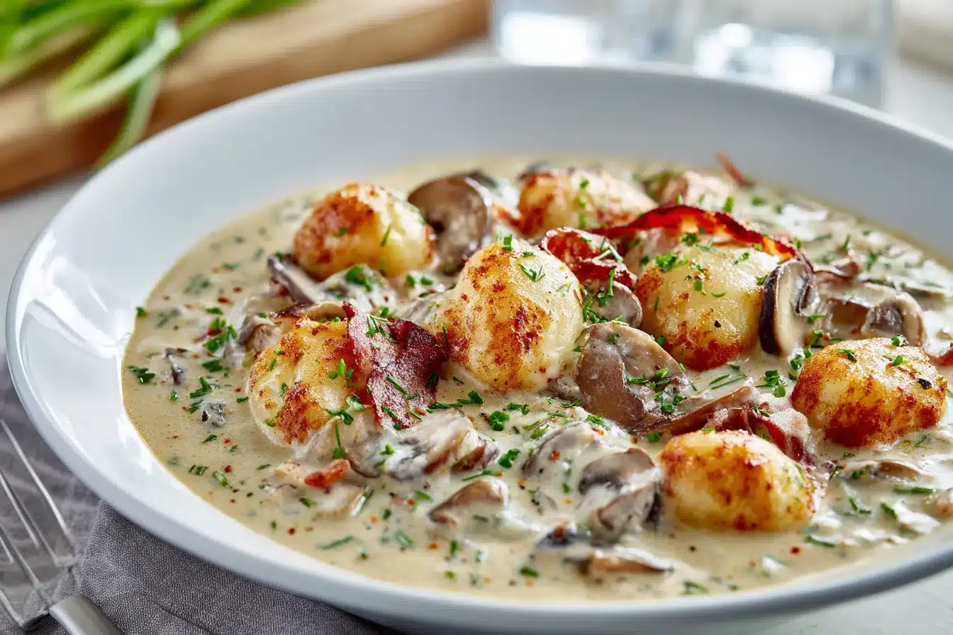 Creamy Mushroom Gnocchi Soup upscaled 689094ce975f8