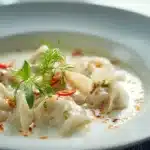 Creamy Thai Dumpling Soup