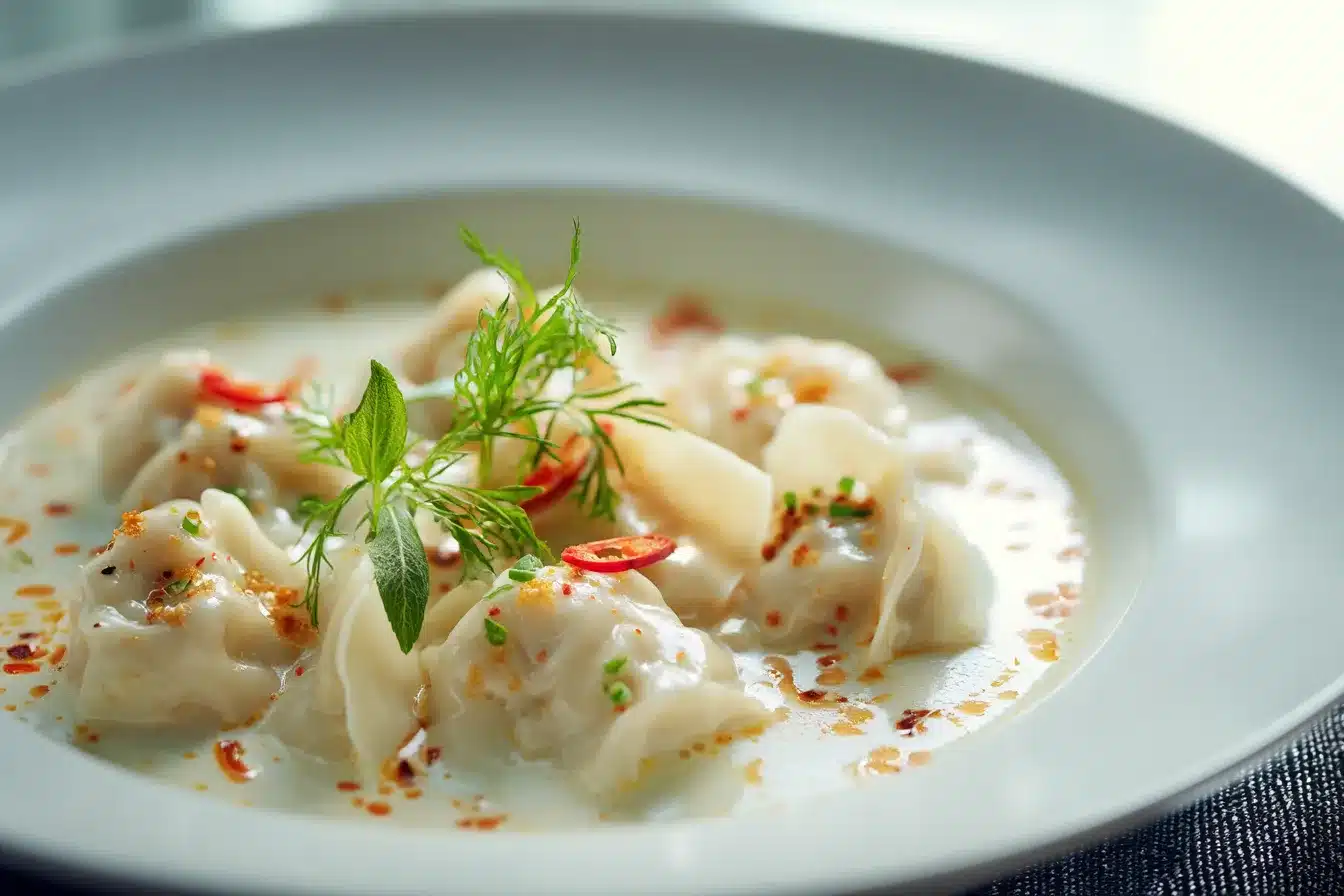 Irresistible Creamy Thai Dumpling Soup Recipe Youll Love